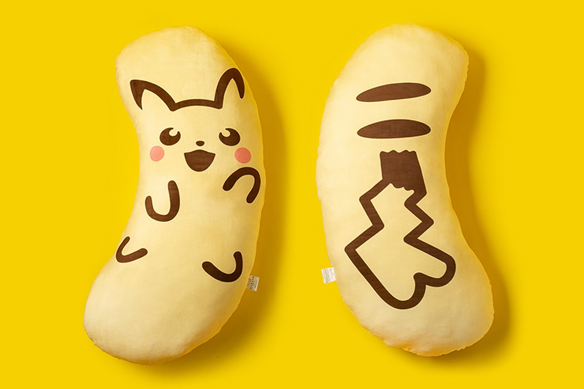 케이크 모양을 그대로 담은 도쿄 바나나 x 피카츄 협업 베개 출시