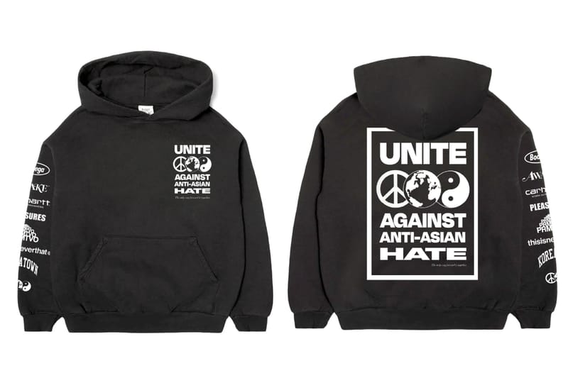 보데가, 6개 브랜드와 함께한 ‘아시아 혐오 반대’ 프린트 후디 출시