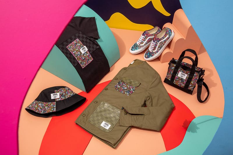 플로럴 패턴으로 가득한, 리버티 패브릭 x 반스 협업 올드스쿨 및 의류 컬렉션 출시