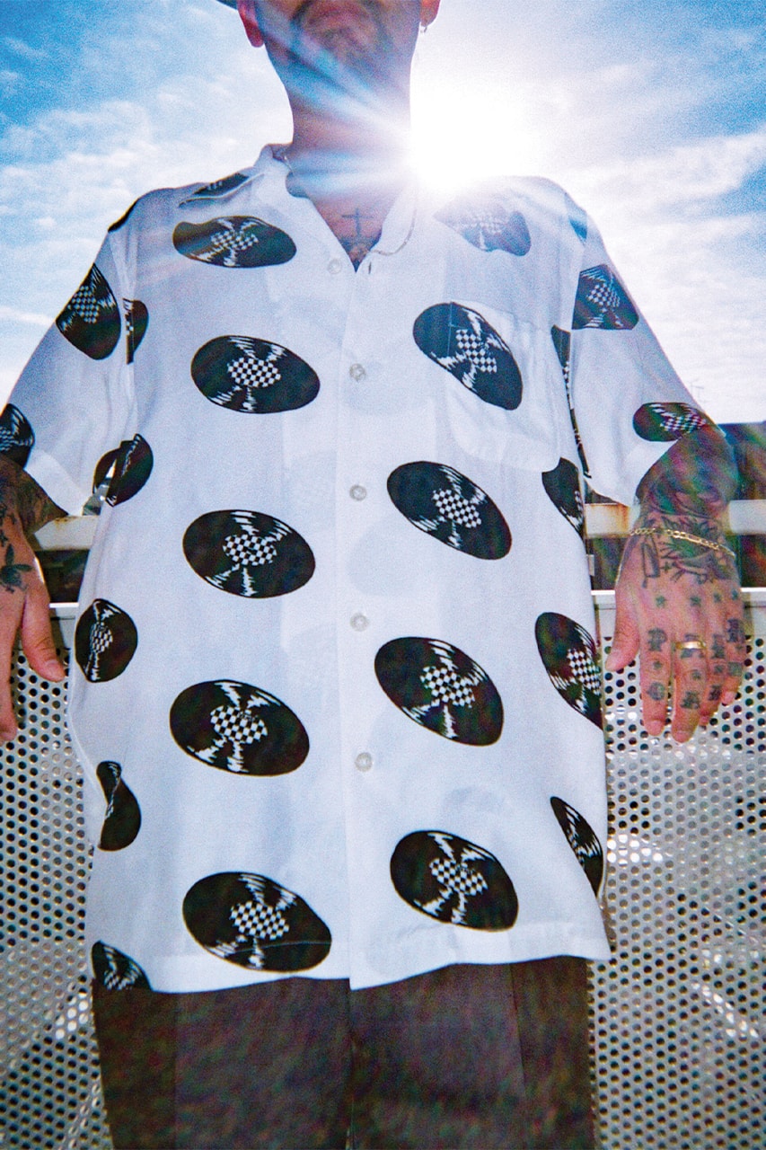 와코 마리아 x 볼트 바이 반스, 슬립온과 셔츠로 구성된 두 번째 캡슐 컬렉션 출시, 체커보드, 마그트, 노무라 쿠니치, 엘피, 바이닐 패턴