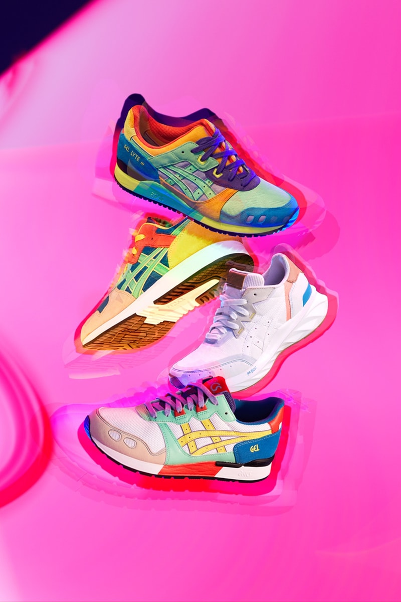 아식스, 무지갯빛 '데이 라이트 팩' 출시, asics day lyte pack summer colors 여름 신발