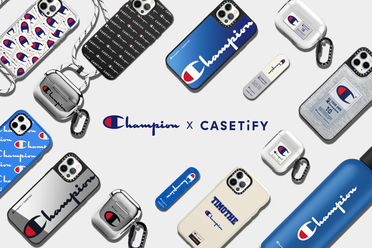 챔피온 x 케이스티파이가 선보이는 첫 번째 협업 테크 액세서리 컬렉션, 애플, 아이폰, 에어팟 케이스, 텀블러