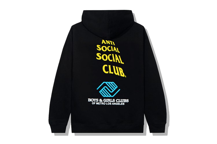 안티 소셜 소셜 클럽 x 보이스 앤 걸스 클럽 오브 메트로 로스 엔젤레스 협업 컬렉션