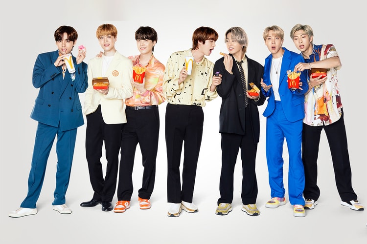 지금 바로 구매 가능한 방탄소년단 x 맥도날드 세트 메뉴 & 머천다이즈