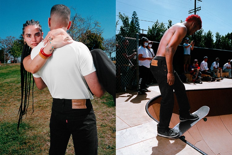 베르디의 웨이스티드 유스 x 리바이스 협업 501 청바지 출시