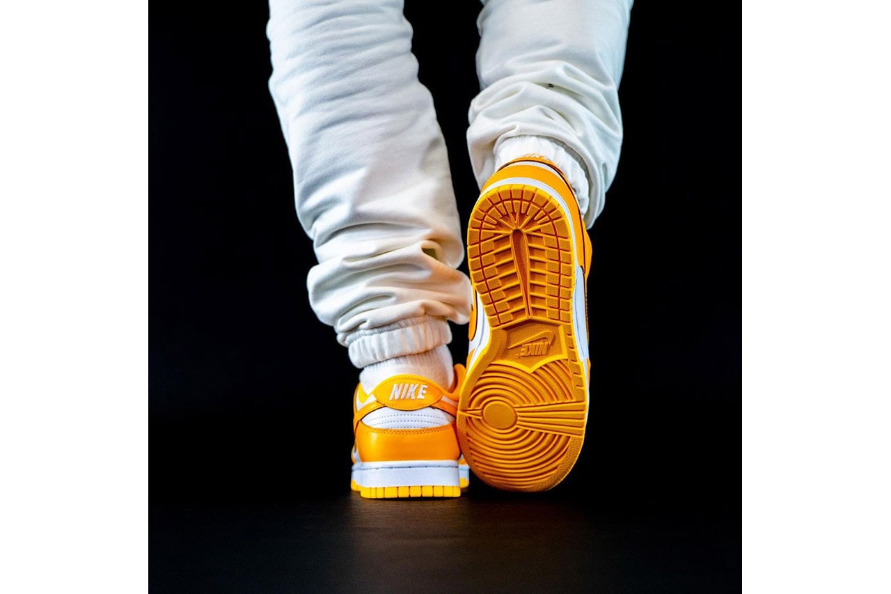 나이키 덩크 로우 '레이저 오렌지' 실물 착용 사진, dd1503-800, 여름 덩크, SB덩크, 래플, 리셀