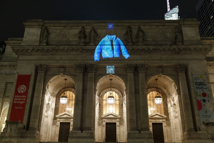 미국 3개 도시에 칸예 웨스트 '이지 갭' 재킷 옥외 광고가 게시됐다