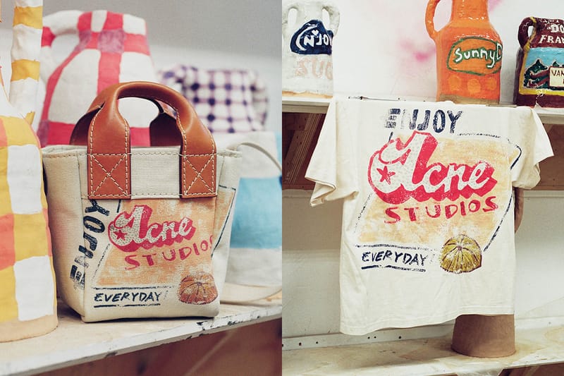 밀가루 포대에서 영감을 받은, 그랜트 레비-루세로 x 아크네 스튜디오 협업 캡슐 컬렉션