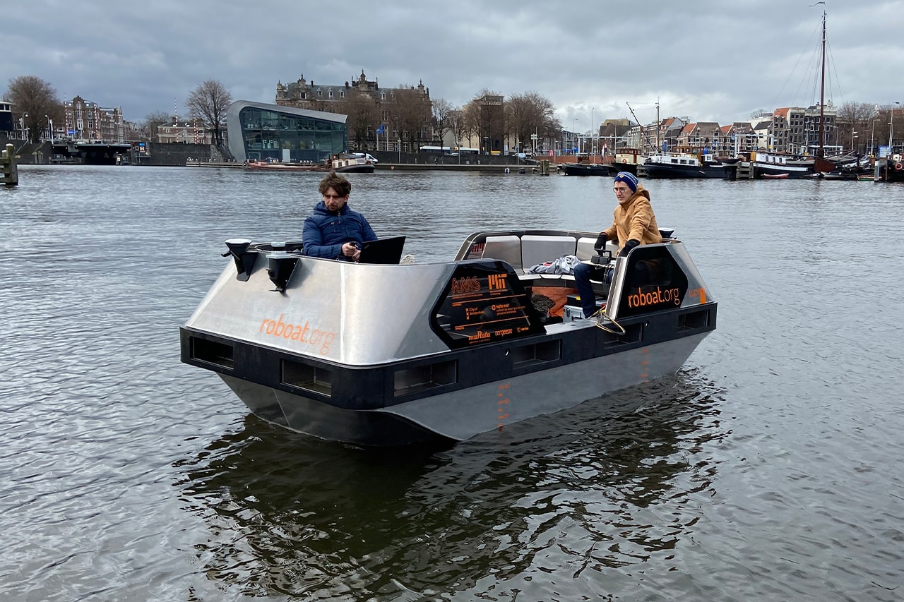 암스테르담, 도심 속 운하에 자율주행 전기 보트 도입한다, 로보트, 네덜란드