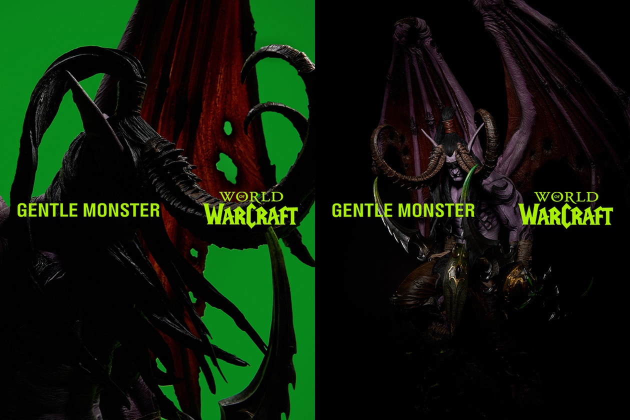 젠틀몬스터 x 월드 오브 워크래프트 '스펙트럴 사이트' 선글라스 공개, 블리자드, 젠몬 gentle monster, wow, blizzard, eyewear