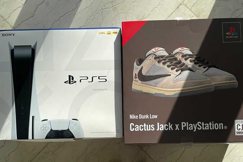 전 세계 24 켤레 한정, 트래비스 스콧 x 플레이스테이션 x 나이키 덩크 당첨자의 실물 인증