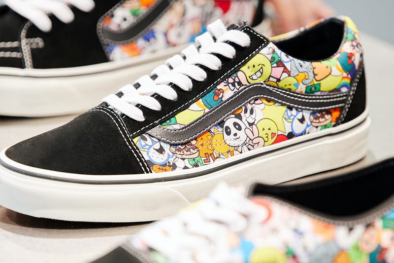 아기자기한 캐릭터 패턴, 반스 x 아트모스 협업 스니커 3종 출시