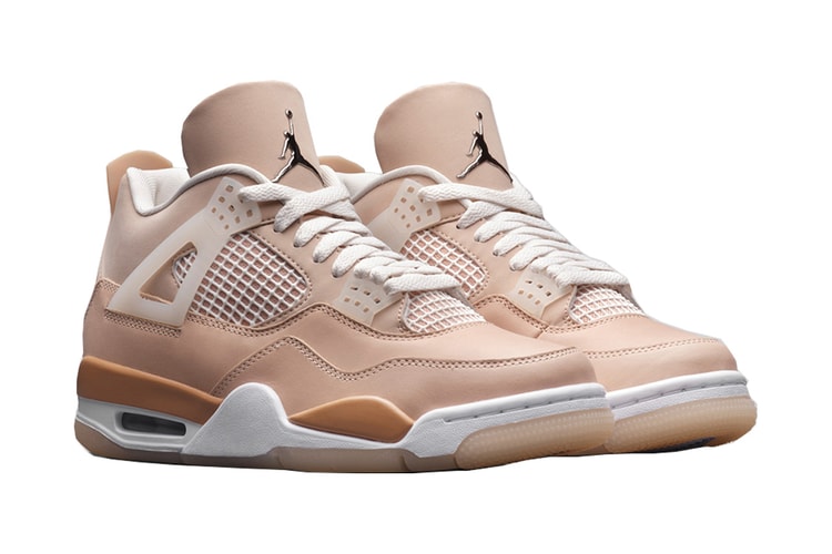 오프 화이트 협업 모델을 닮은, 에어 조던 4 '쉬머' 공식 사진