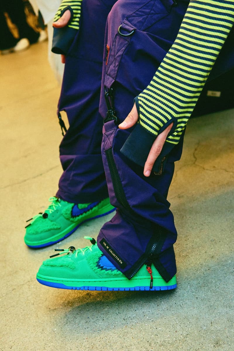 단독: 바조우의 99%IS- 컬렉션 vol.16 'OUR STORY WiLL BE HISTORY' 룩북 촬영 현장, 업사이드다운 신발끈, 액세서리