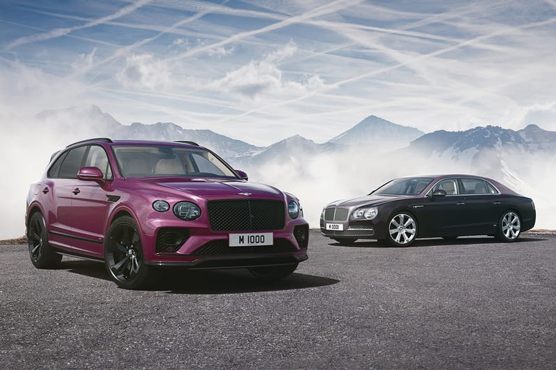 벤틀리 비스포크 브랜드 ‘뮬리너’의 1천 번째 모델, 보랏빛 ‘벤테이가’ 공개