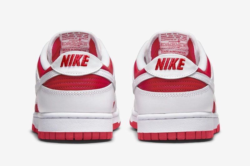 나이키 덩크 로우 ‘챔피언십 레드’ 국내 공식 발매 정보, 스니커, SNKRS, 흰빨 컬러