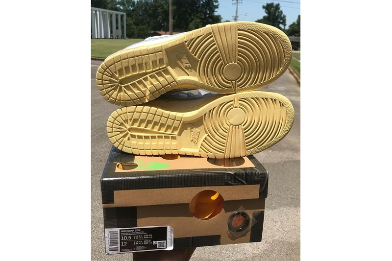 마침내 공개된 오프 화이트 x 나이키 덩크 ‘더 피프티’ 실물 이미지, 버질 아블로, 협업 스니커, SNKRS