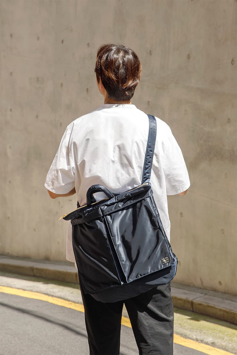 포터, ‘아이언 블루’ 컬러를 두른 탱커 가방 컬렉션 출시, 팝업 스토어