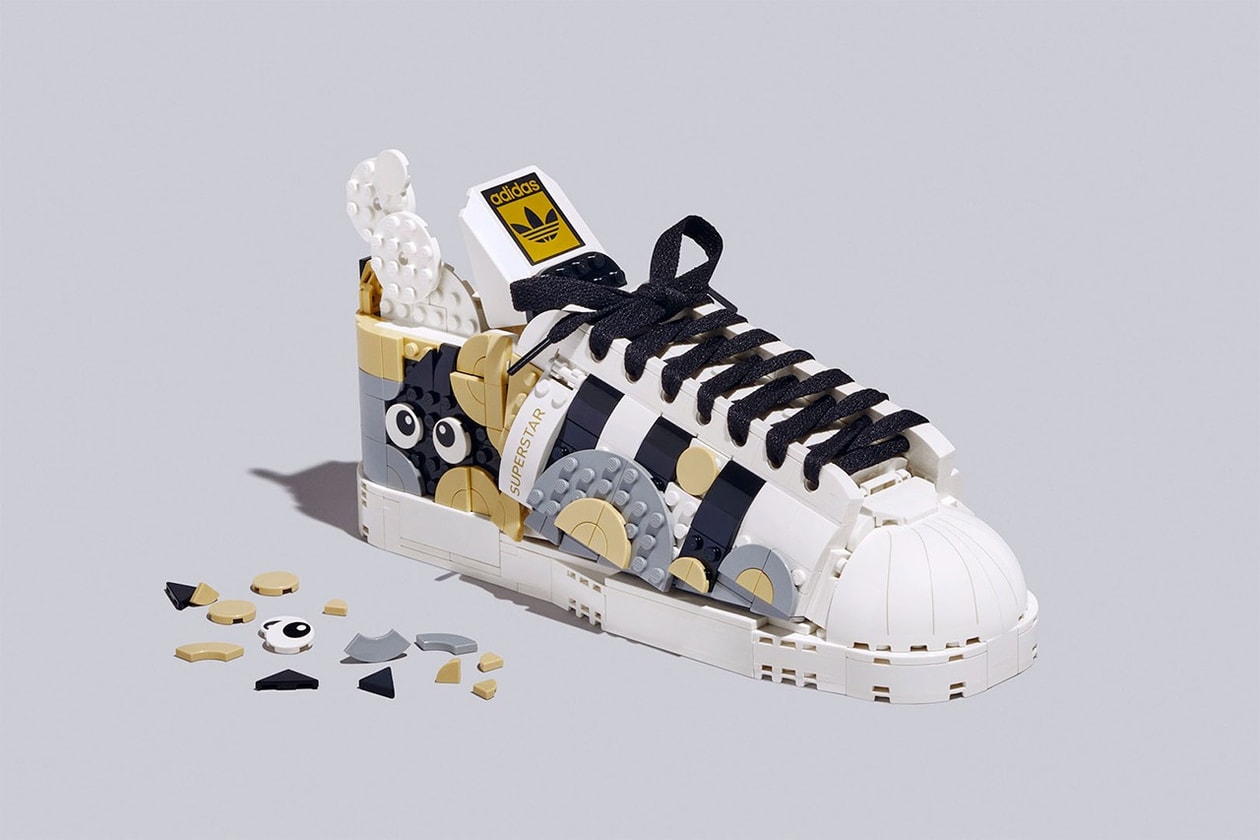 아디다스 오리지널스 x 레고, 스니커와 완구를 연결시키다 adidas originals lego superstar 슈퍼스타 토이 toy sneaker