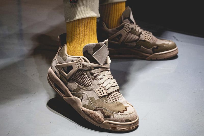 알레일리 메이가 아버지에게 바친, 에어 조던 4 ‘베테랑스 데이’ 실제 착용 사진