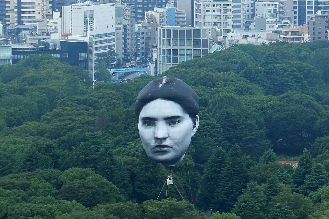 일본 도쿄 상공에 떠오른 '거대한 얼굴'의 정체는? 도쿄 올림픽, 마사유메, me, 진격의 거인, 도쿄 도쿄 페스티벌
