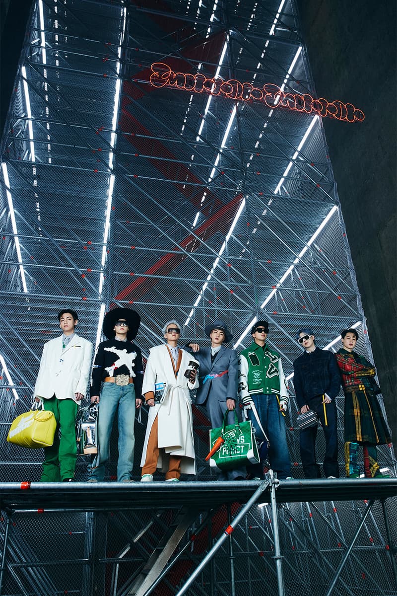 방탄소년단이 출연한, 루이 비통 2021 FW 컬렉션 쇼 살펴보기, RM, 뷔, 진, 정국, 지민, 슈가, 제이홉, 버질 아블로, LV