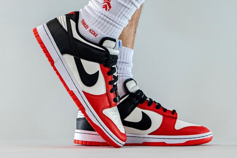 NBA x 나이키 덩크 로우 EMB '시카고 불스', 신으면 이런 모습?, 마이클 조던, 브레드, 덩크 로우, 나이키 농구화, 2021-22시즌