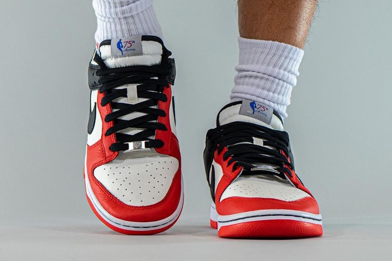 NBA x 나이키 덩크 로우 EMB '시카고 불스', 신으면 이런 모습?, 마이클 조던, 브레드, 덩크 로우, 나이키 농구화, 2021-22시즌