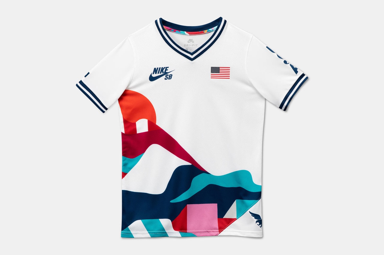 나이키 SB가 제작한 ‘도쿄 올림픽’ 스케이트보드 국가대표 유니폼의 모습은?, 피에트 파라, 미국, 프랑스, 일본, 브라질