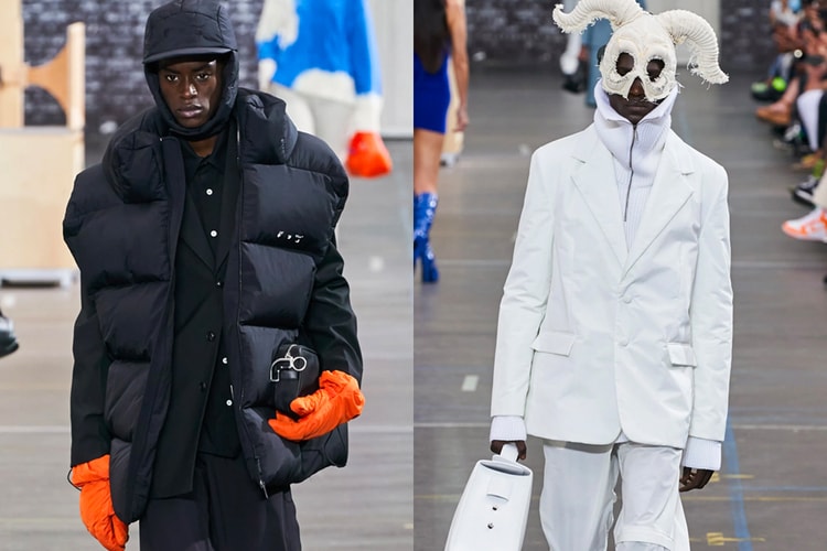 버질 아블로의 오프 화이트 2021 가을 레디투웨어 컬렉션 ‘래버러토리 오브 펀’ 런웨이