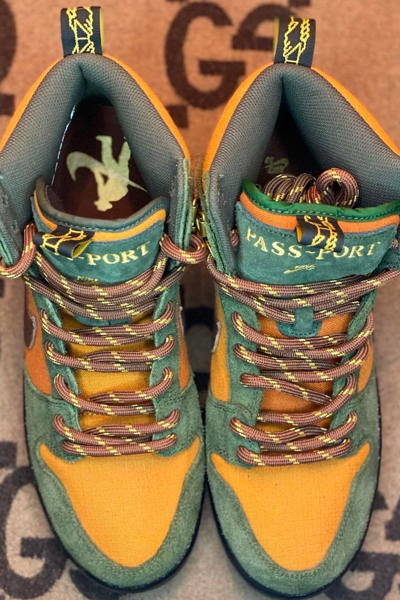 하이킹 부츠를 빼닮은 패스~포트 x 나이키 SB 덩크 하이' '워크부츠' 실물 사진 공개, 오스트레일리아, 호주, 나이키 농구화, 아웃도어