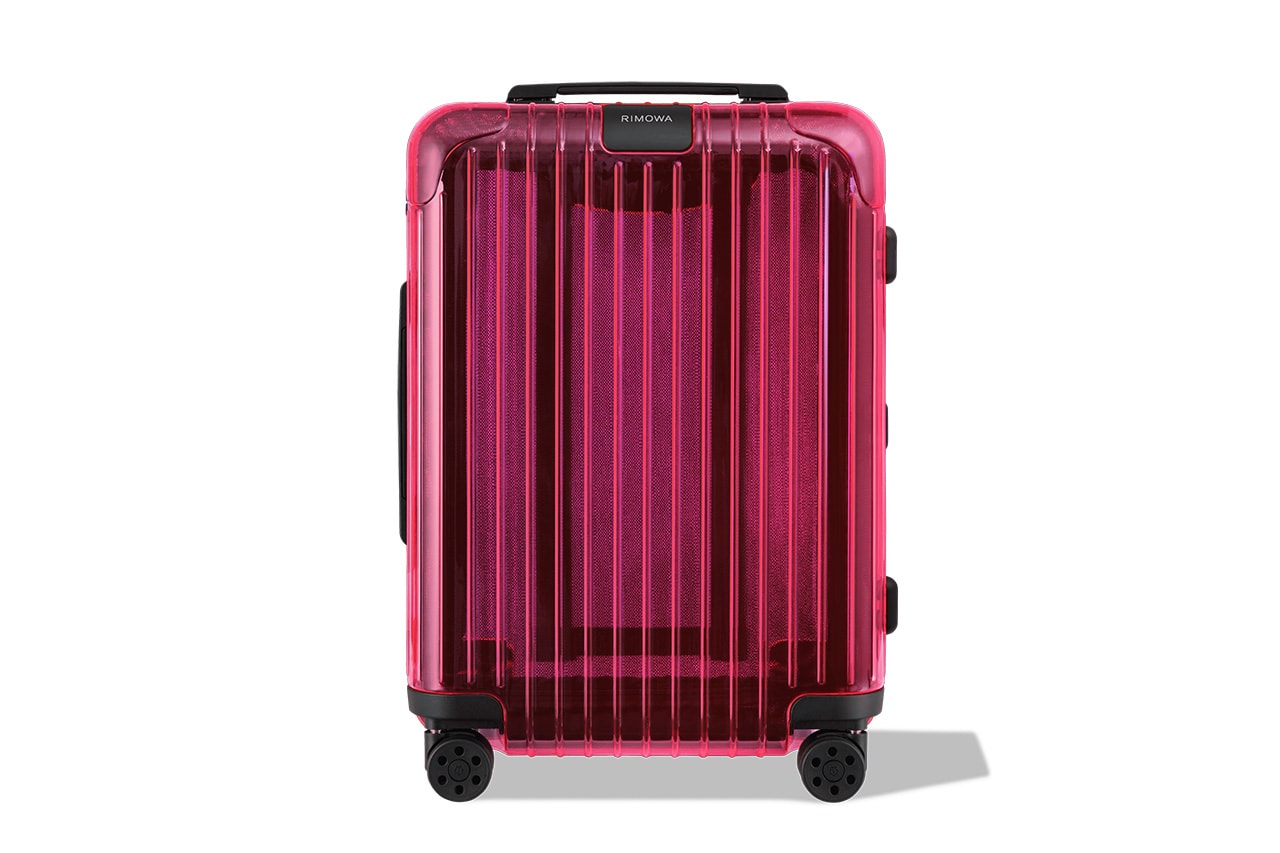 리모와, 반투명 핑크 & 라임 컬러의 에센셜 네온 컬렉션 슈트케이스 출시, 여행가방, 수트케이스, 수하물