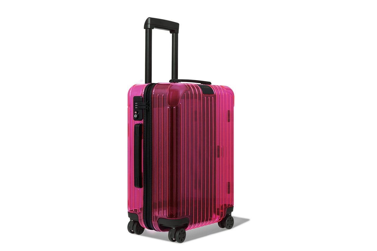 리모와, 반투명 핑크 & 라임 컬러의 에센셜 네온 컬렉션 슈트케이스 출시, 여행가방, 수트케이스, 수하물