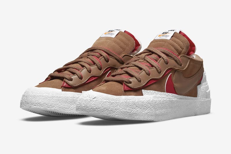 사카이 x 나이키 블레이저 로우 ‘브리티시 탄’ & ‘아이언 그레이’ 국내 출시 정보