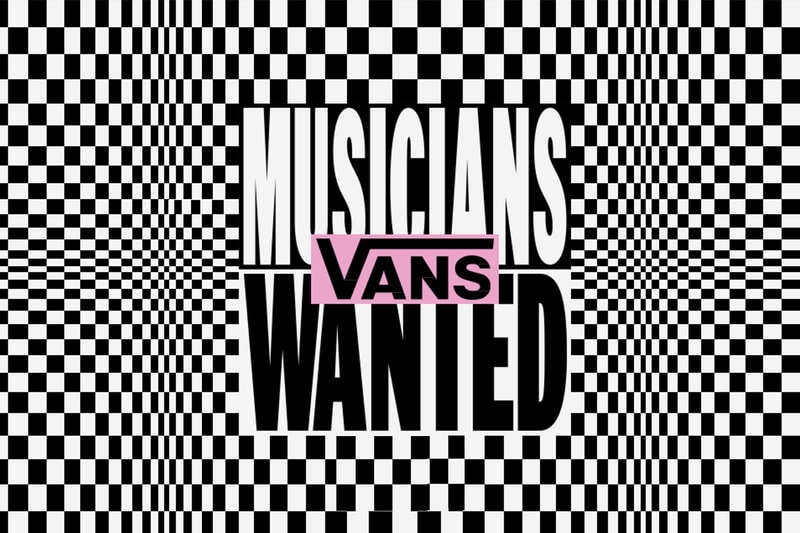 반스의 글로벌 뮤직 캠페인, '뮤지션 원티드' 음원 접수 시작 vans musicians wanted
