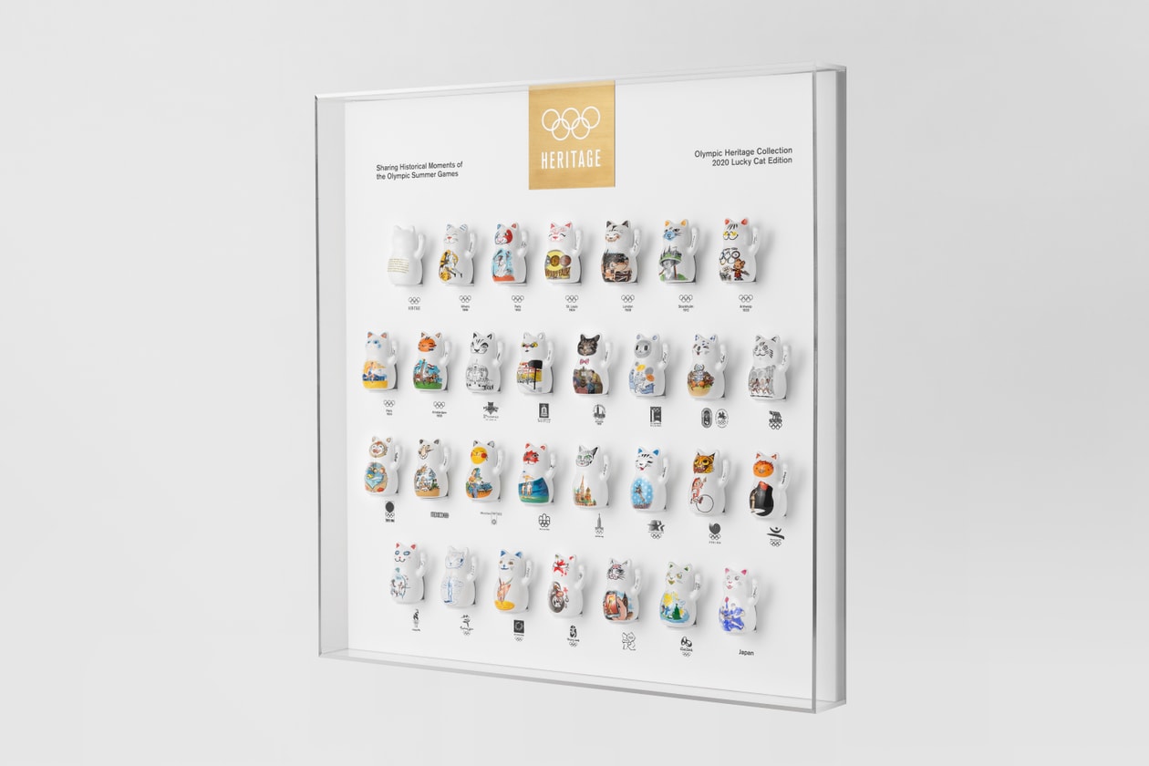 최상위 등급 공식 올림픽 굿즈, 올림픽 헤리티지 컬렉션 ‘2020 럭키캣 에디션’
