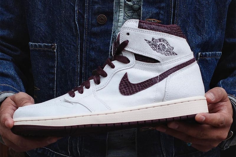 고급스러운 디테일, 아 마 마니에르 x 에어 조던 1의 실물 사진이 공개됐다