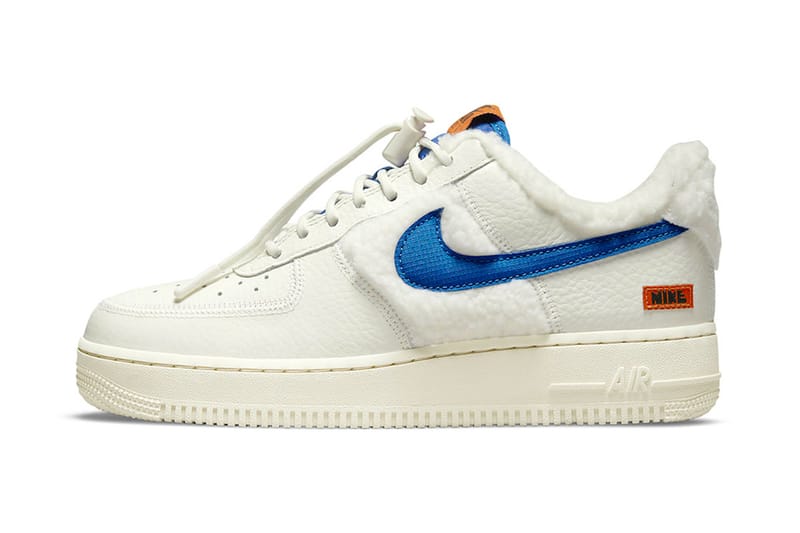 나이키가 따뜻한 겨울을 위한 에어 포스 1 '셰르파 플리스'를 출시한다