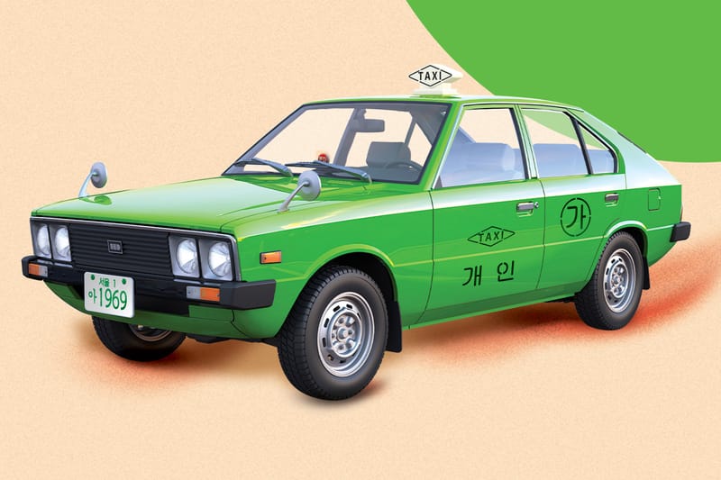 레트로 감성 가득한 '현대 포니 택시' 프라모델이 출시된다