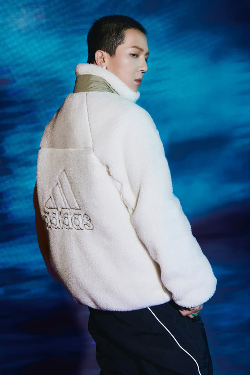 아디다스, 점점 쌀쌀해지는 밤을 위한 '미드나잇 플리스' 발매 송민호 있지 adidas sherpa reversible jacket fw mino itzy midnight