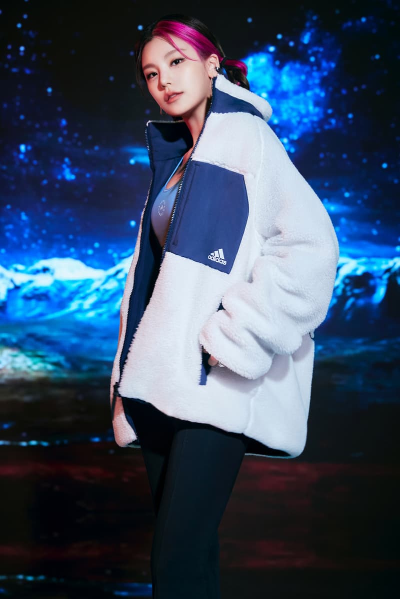 아디다스, 점점 쌀쌀해지는 밤을 위한 '미드나잇 플리스' 발매 송민호 있지 adidas sherpa reversible jacket fw mino itzy midnight