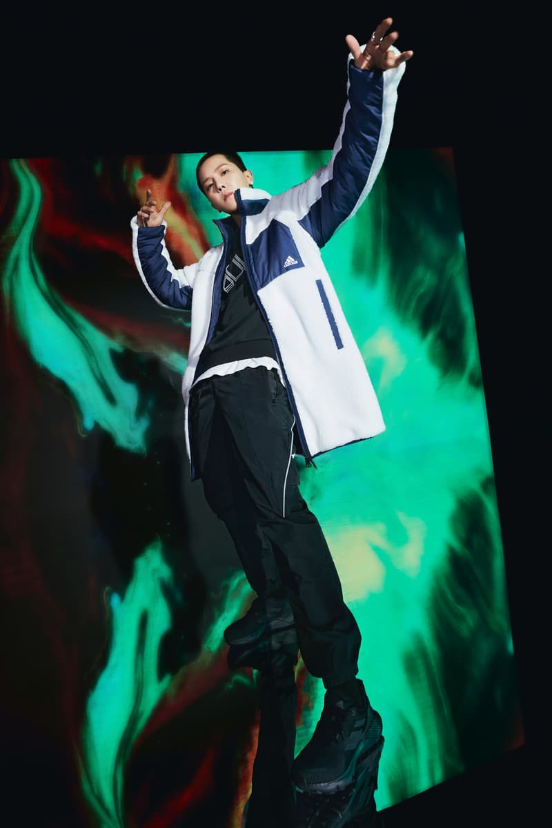 아디다스, 점점 쌀쌀해지는 밤을 위한 '미드나잇 플리스' 발매 송민호 있지 adidas sherpa reversible jacket fw mino itzy midnight