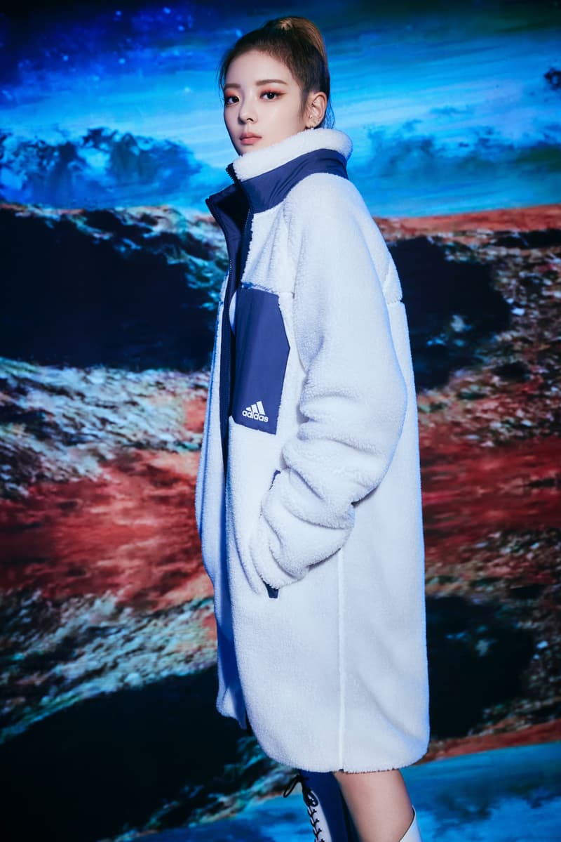 아디다스, 점점 쌀쌀해지는 밤을 위한 '미드나잇 플리스' 발매 송민호 있지 adidas sherpa reversible jacket fw mino itzy midnight