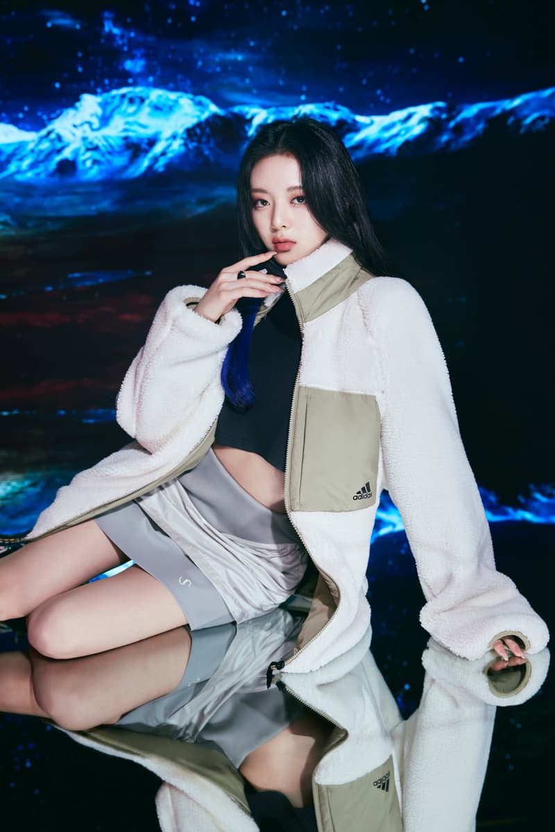아디다스, 점점 쌀쌀해지는 밤을 위한 '미드나잇 플리스' 발매 송민호 있지 adidas sherpa reversible jacket fw mino itzy midnight