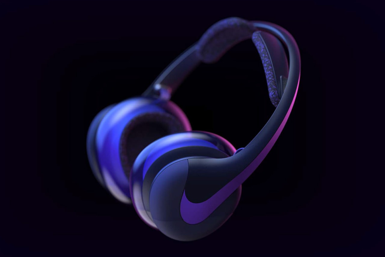 나이키에서 '스우시'가 장식된 헤드폰을 만든다면? 콘셉트 디자인, 디자인 컨셉