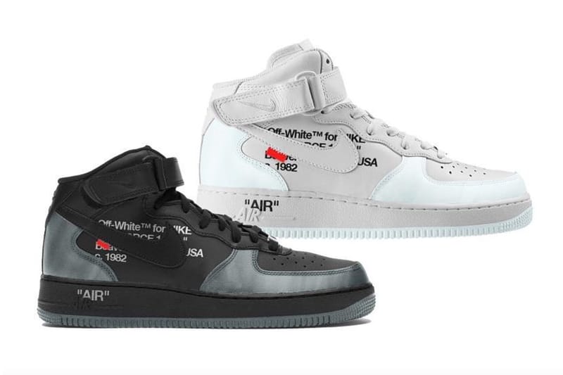 오프 화이트 x 나이키 에어 포스 1 미드가 출시된다?