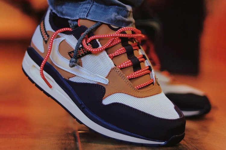 트래비스 스콧 x 나이키 에어 맥스 1 ‘바로크 브라운’ 실물 살펴보기