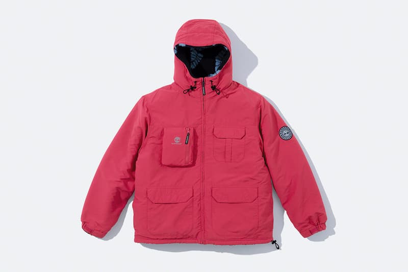 슈프림 x 팀버랜드 2021 가을 협업 컬렉션 발매 정보, 립스톱 재킷, 플리스 재킷, 후디, 캠프캡, 비니