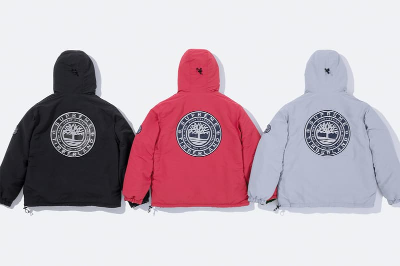 슈프림 x 팀버랜드 2021 가을 협업 컬렉션 발매 정보, 립스톱 재킷, 플리스 재킷, 후디, 캠프캡, 비니