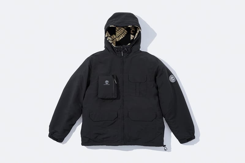 슈프림 x 팀버랜드 2021 가을 협업 컬렉션 발매 정보, 립스톱 재킷, 플리스 재킷, 후디, 캠프캡, 비니